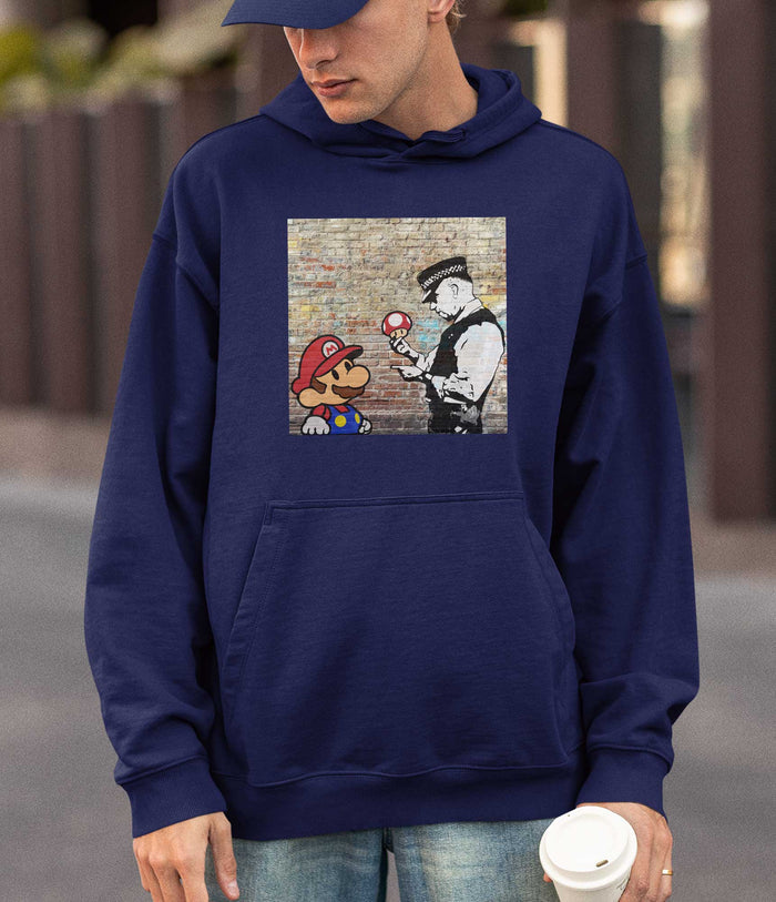 Banksy Hoodie - Super Mario Banksy-Apparel