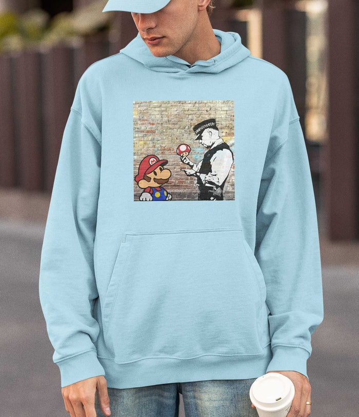 Banksy Hoodie - Super Mario Banksy-Apparel