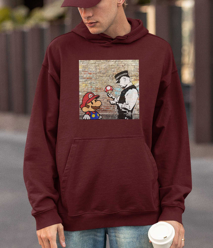 Banksy Hoodie - Super Mario Banksy-Apparel