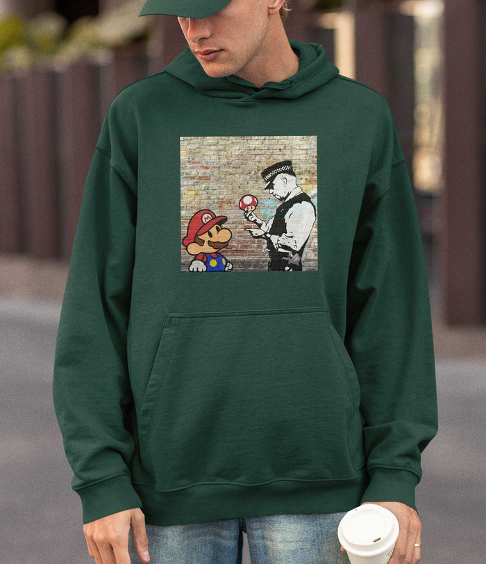 Banksy Hoodie - Super Mario Banksy-Apparel
