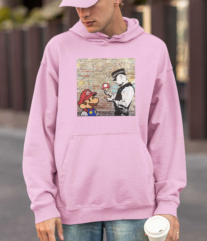 Banksy Hoodie - Super Mario Banksy-Apparel
