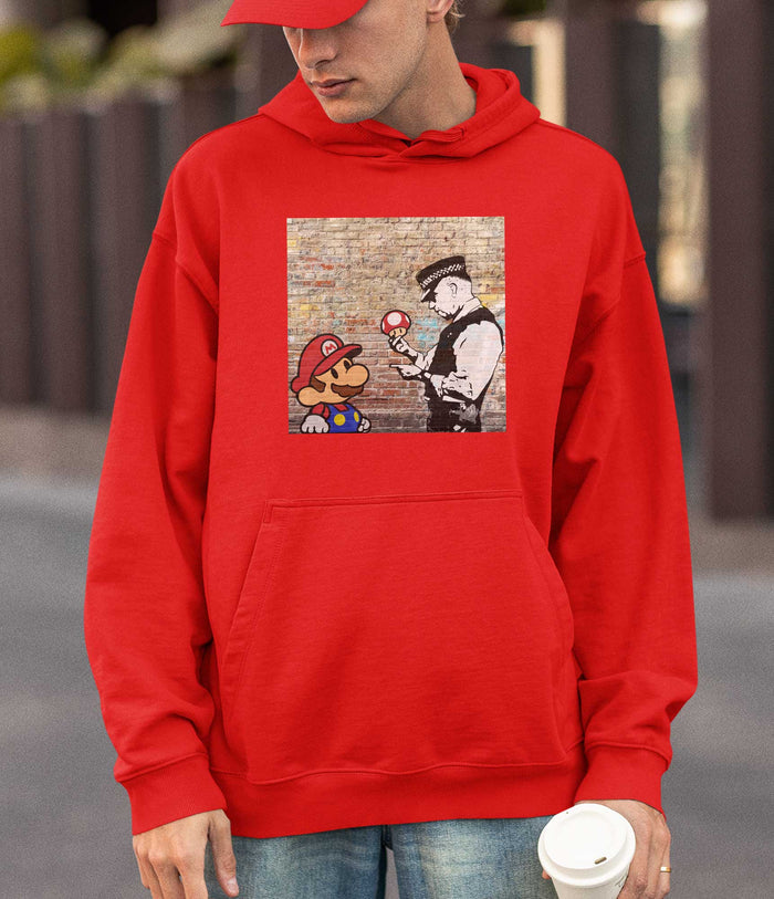 Banksy Hoodie - Super Mario Banksy-Apparel
