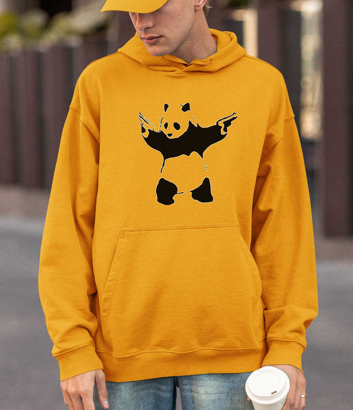 Banksy Hoodie -Panda with Guns Banksy-Apparel