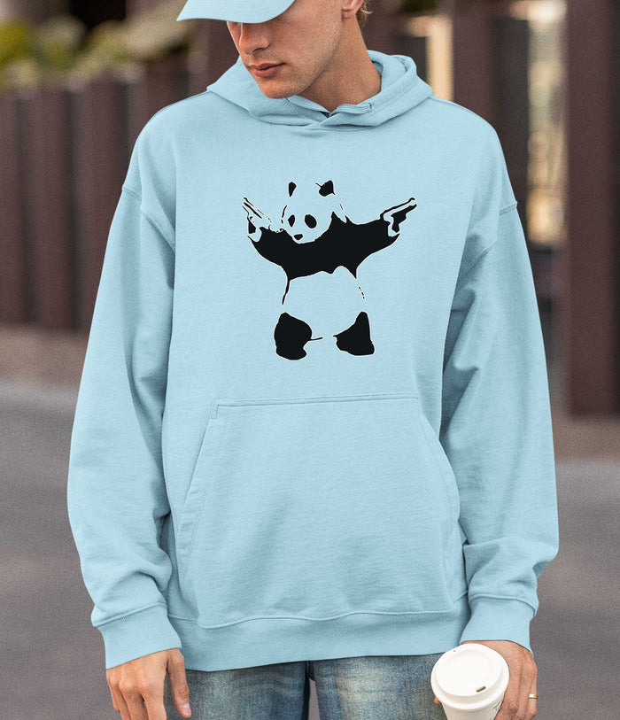Banksy Hoodie -Panda with Guns Banksy-Apparel