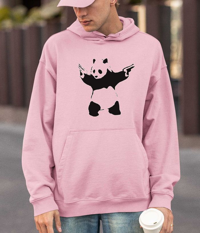 Banksy Hoodie -Panda with Guns Banksy-Apparel