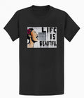 Banksy Men's T-shirt - Life is Beautiful Banksy-Apparel