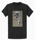 Banksy Men's T-shirt - Naked Man Hanging Banksy-Apparel
