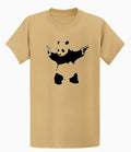 Banksy Mens T-shirt - Panda with a Gun Banksy-Apparel