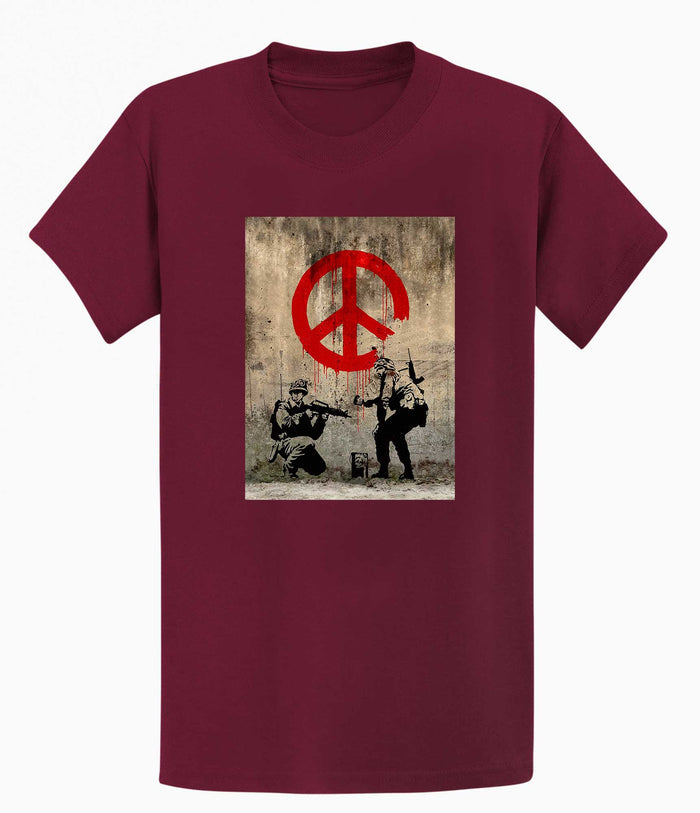 Banksy  T-shirt - CND Soldiers Banksy-Apparel