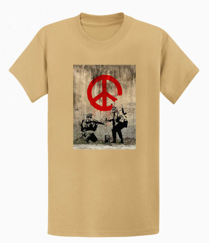 Banksy  T-shirt - CND Soldiers Banksy-Apparel