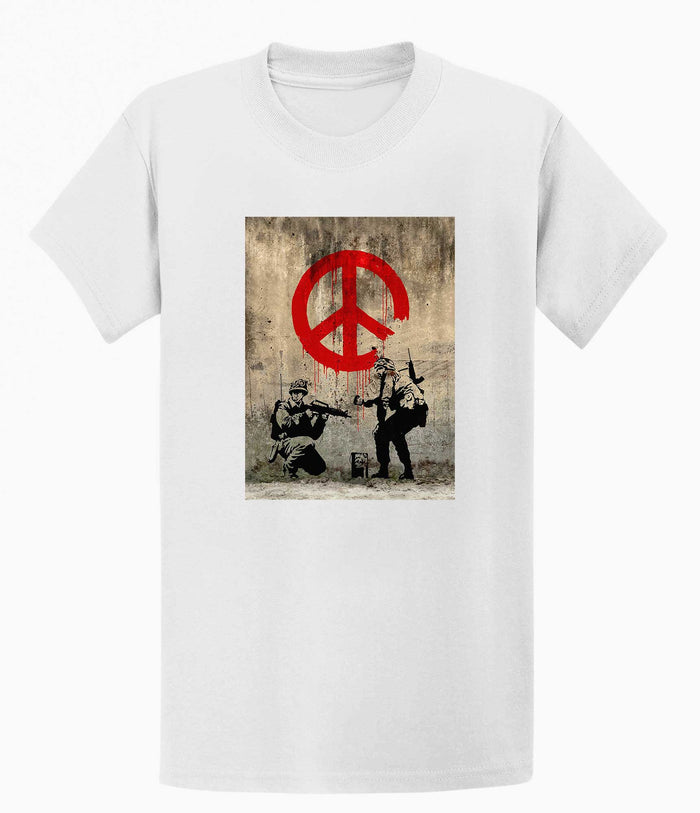 Banksy  T-shirt - CND Soldiers Banksy-Apparel