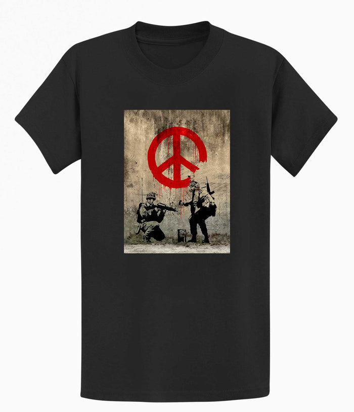Banksy  T-shirt - CND Soldiers Banksy-Apparel