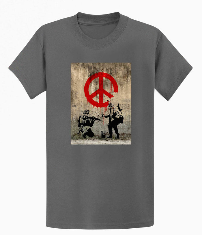 Banksy  T-shirt - CND Soldiers Banksy-Apparel