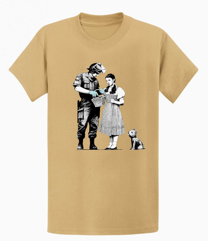 Banksy T-shirt - Dorothy and Policeman Banksy-Apparel