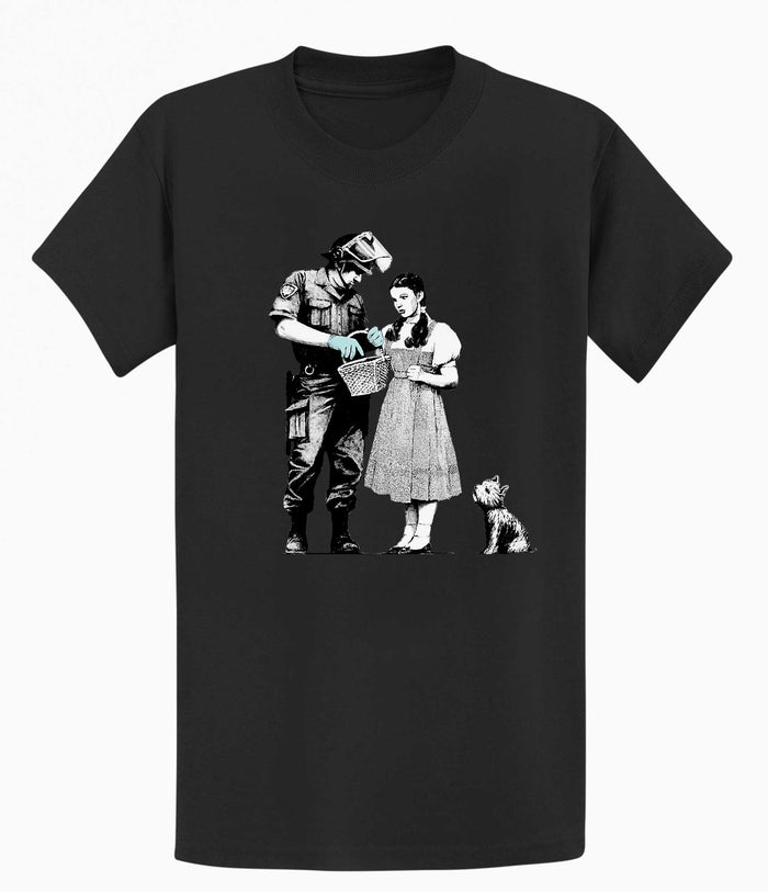 Banksy T-shirt - Dorothy and Policeman Banksy-Apparel