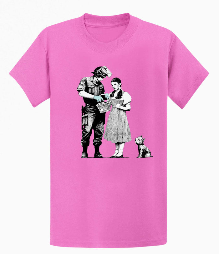Banksy T-shirt - Dorothy and Policeman Banksy-Apparel
