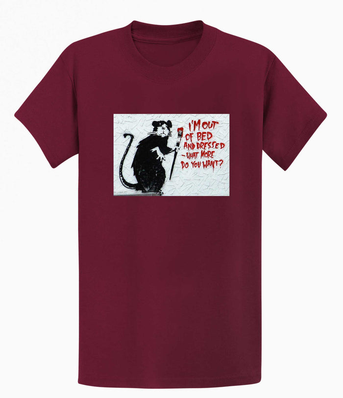 Banksy T-shirt - I'm out of Bed Banksy-Apparel