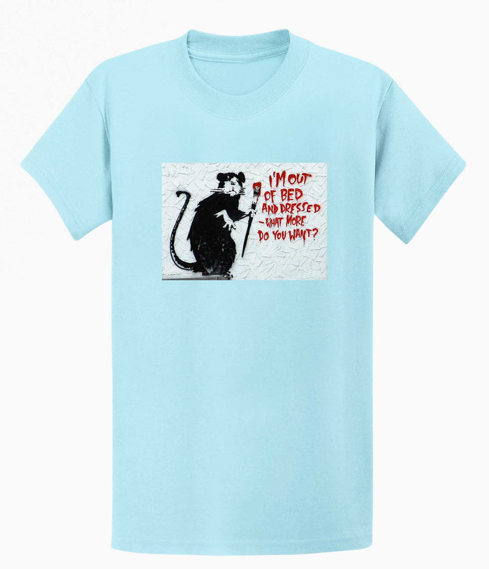 Banksy T-shirt - I'm out of Bed Banksy-Apparel
