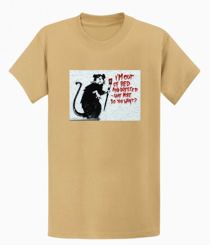 Banksy T-shirt - I'm out of Bed Banksy-Apparel