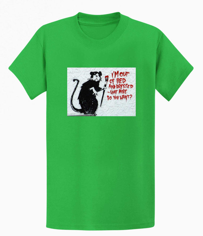 Banksy T-shirt - I'm out of Bed Banksy-Apparel