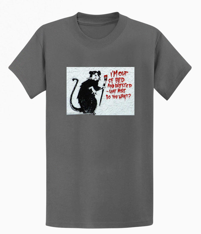 Banksy T-shirt - I'm out of Bed Banksy-Apparel