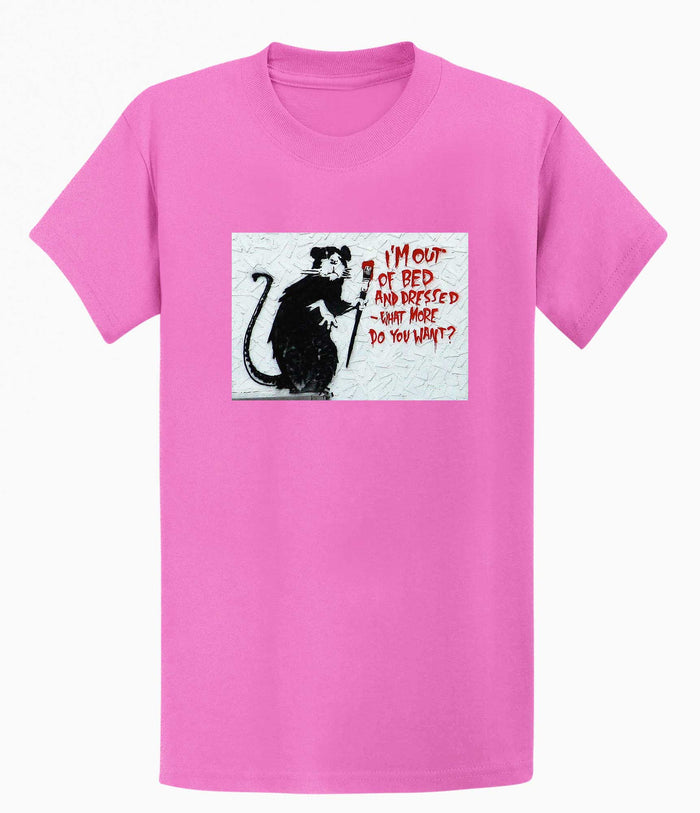 Banksy T-shirt - I'm out of Bed Banksy-Apparel