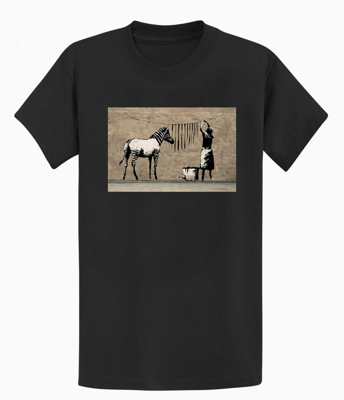 Banksy T-shirt - Zebra Banksy-Apparel