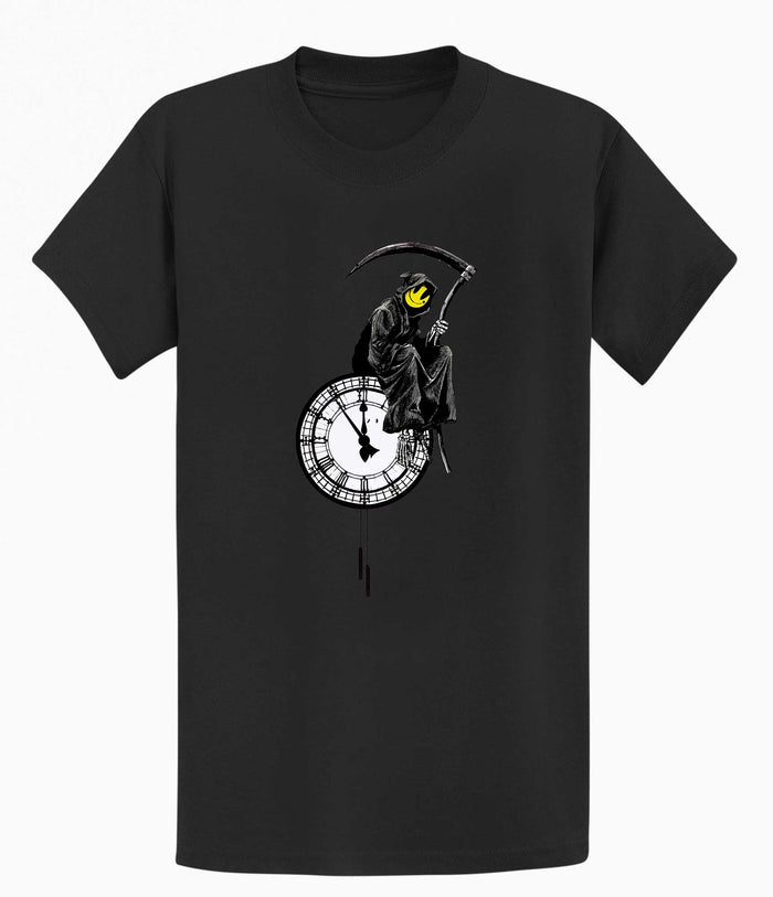 Banksy Unisex T-shirt  - Grim Reaper Banksy-Apparel