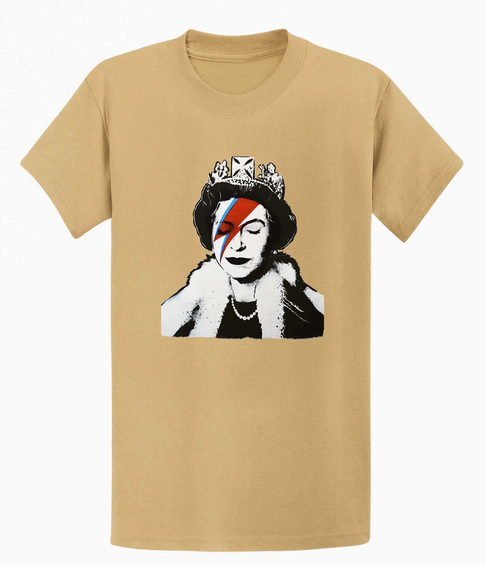 Banksy Unisex T-Shirt - Queen Elizabeth Banksy-Apparel