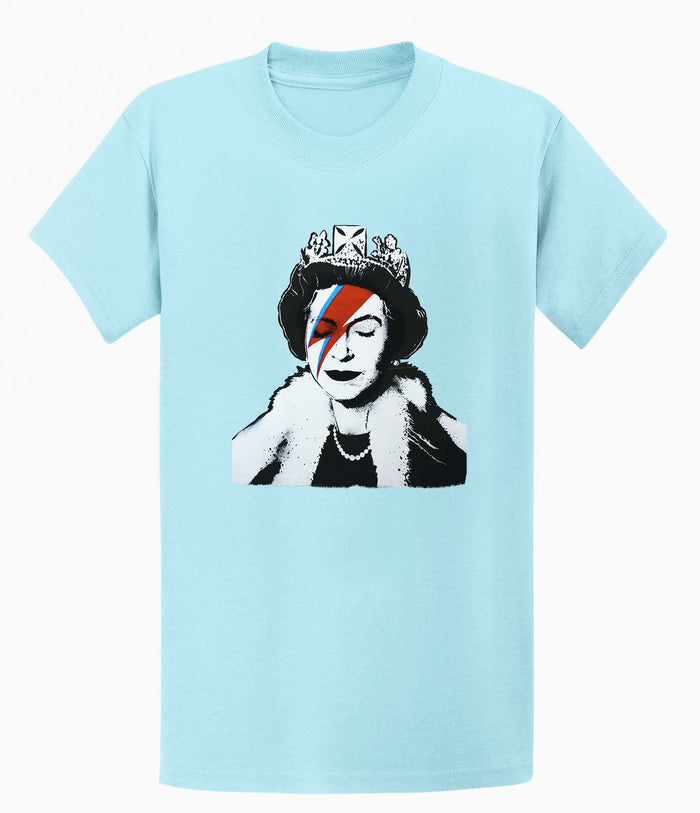 Banksy Unisex T-Shirt - Queen Elizabeth Banksy-Apparel