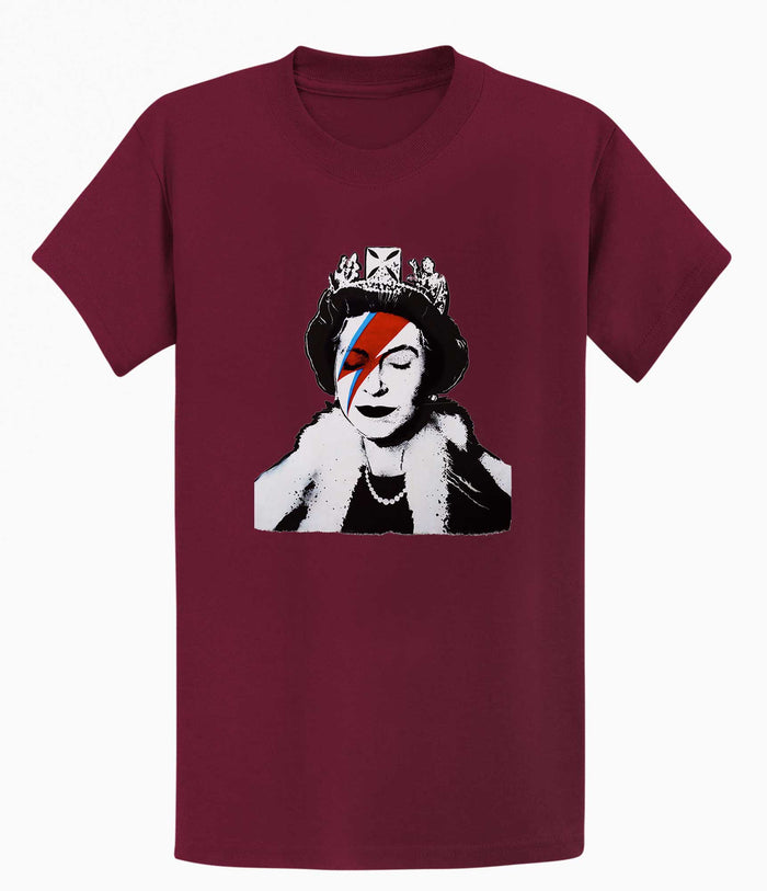 Banksy Unisex T-Shirt - Queen Elizabeth Banksy-Apparel