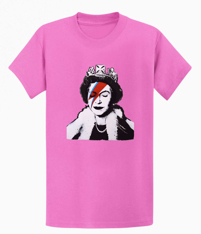 Banksy Unisex T-Shirt - Queen Elizabeth Banksy-Apparel
