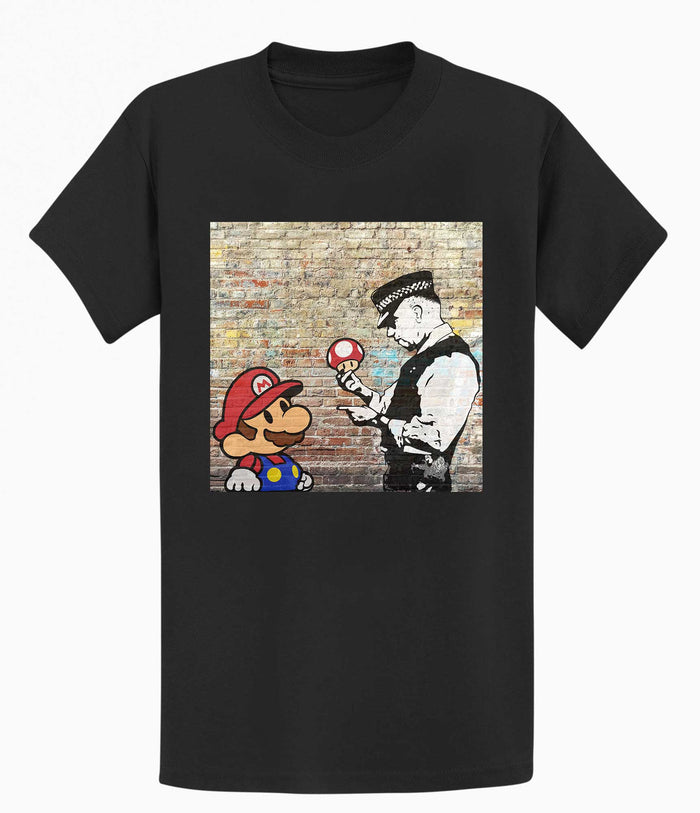 Banksy Unisex T-shirt - Super Mario Banksy-Apparel