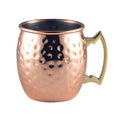 Barrel Mug Hammered 40cl/14oz Copper