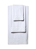Bath Towel Set - White Turkish Cotton Terry