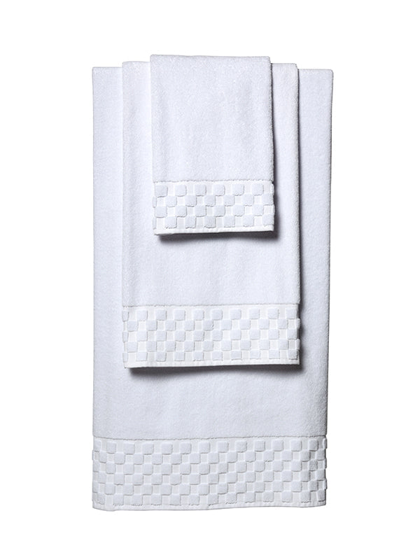Bath Towel Set - White Turkish Cotton Terry