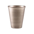 Beaded Serving Cups 38cl / 13.4oz / 8.8cm (Box Of 12) Vintage Steel