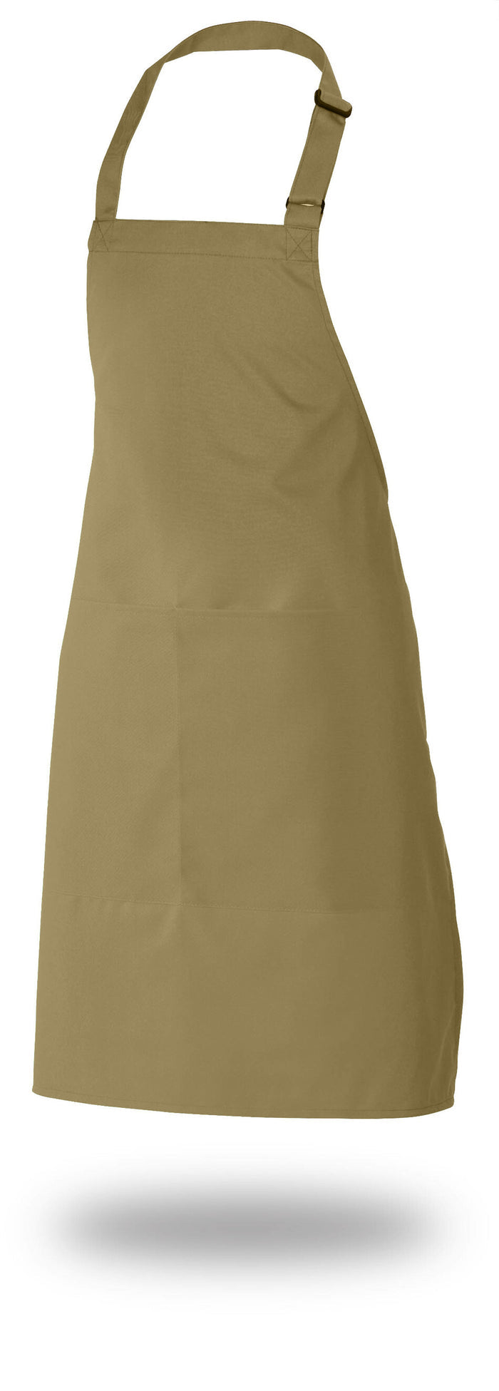 Bib Apron 34" X 33" Poly/Cotton Self Adjustable Neck Band With Pocket
