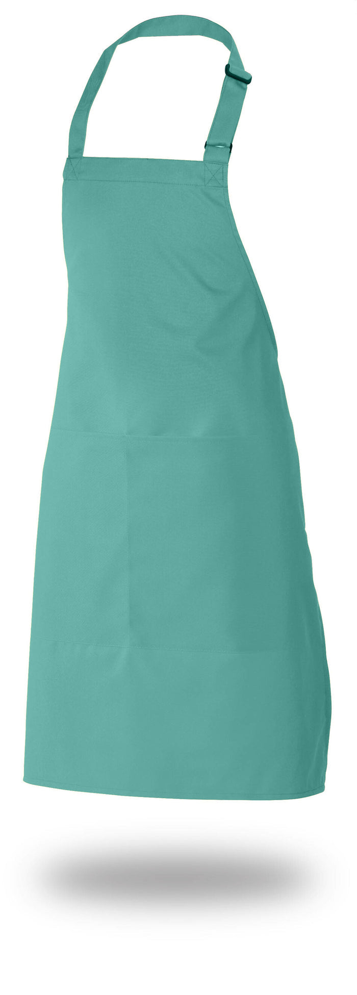 Bib Apron 34" X 33" Poly/Cotton Self Adjustable Neck Band With Pocket