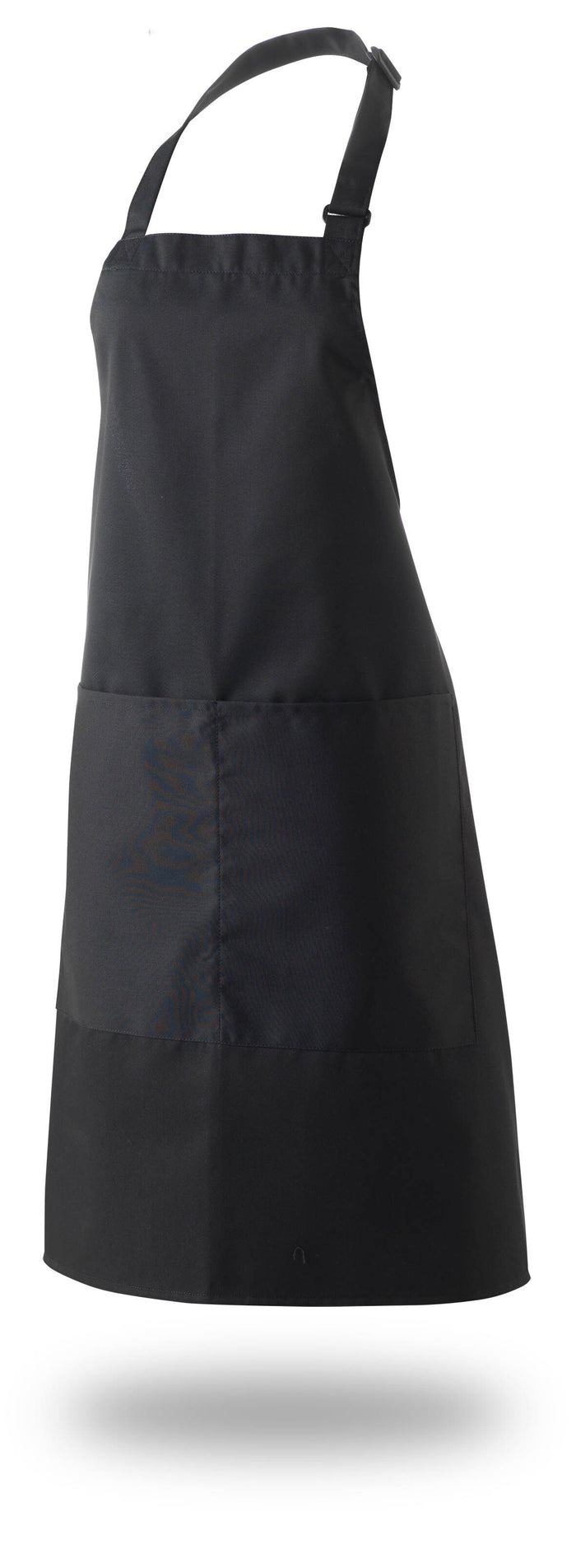 Bib Apron 34" X 33" Poly/Cotton Self Adjustable Neck Band With Pocket