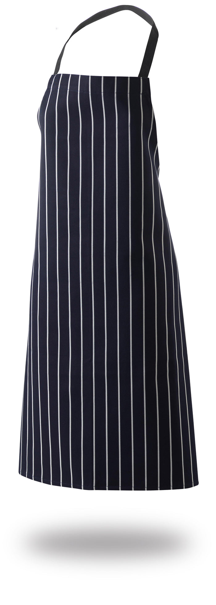 Bib Apron  Butchers Stripe 28" X 33" With Pocket