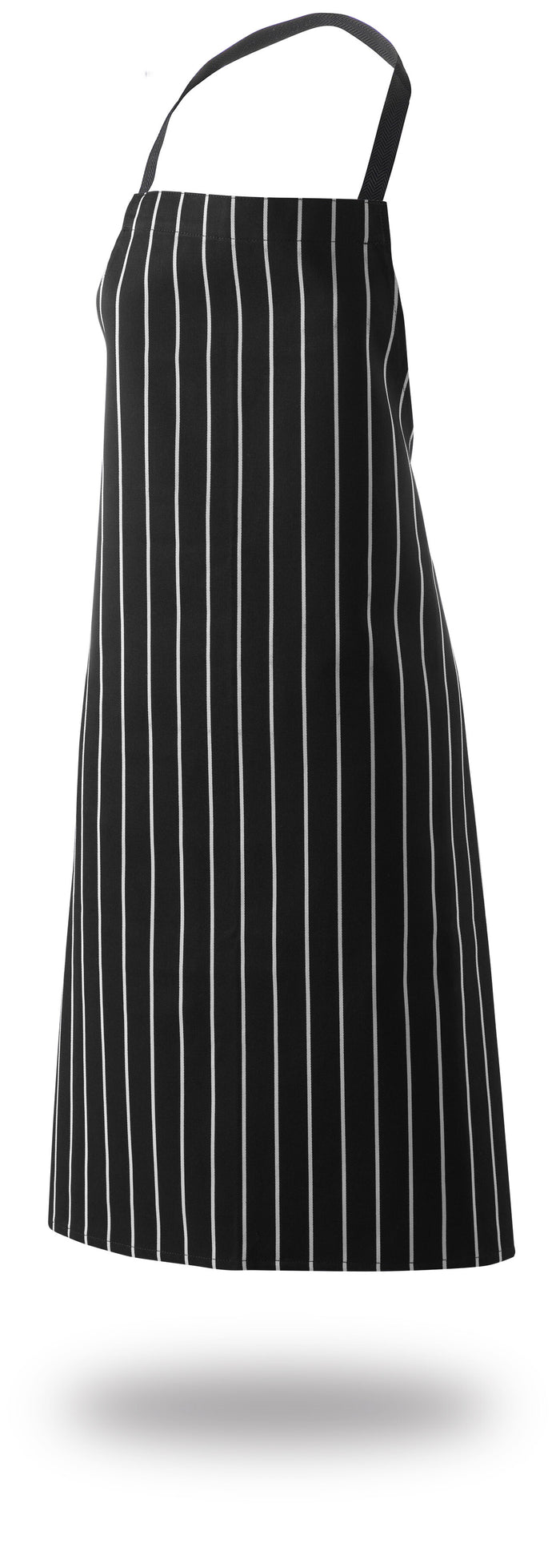 Bib Apron  Butchers Stripe 28" X 33" With Pocket