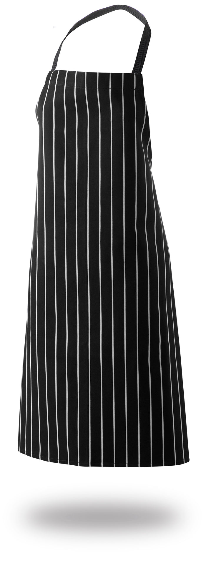 Bib Apron  Butchers Stripe 34" X 33" With Pocket