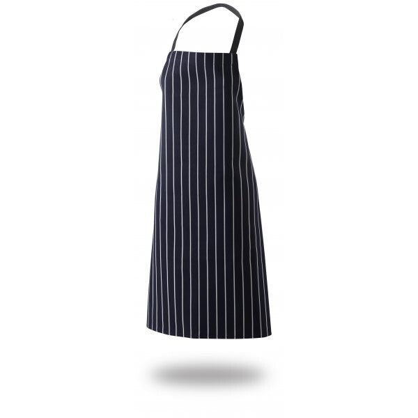 Bib Apron  Butchers Stripe 34" X 33"