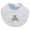 Bib, Bow Teddy (Blue)