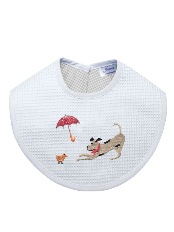 Bib, Dog, Umbrella, Duck (Beige)