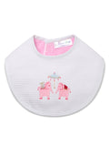 Bib, Umbrella Elephant (Pink)