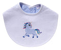 Bib, Unicorn (Blue)