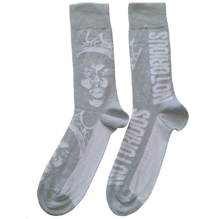 Biggie Smalls Unisex Ankle Socks - Crown Monochrome Rock Off