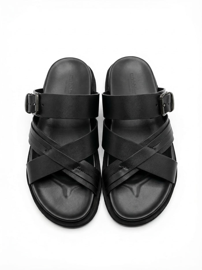 Black 1599-1 Slippers